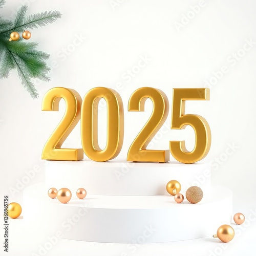 Year logo with transparent background, 2025 Logo, year 2025 logo, icone 2025
