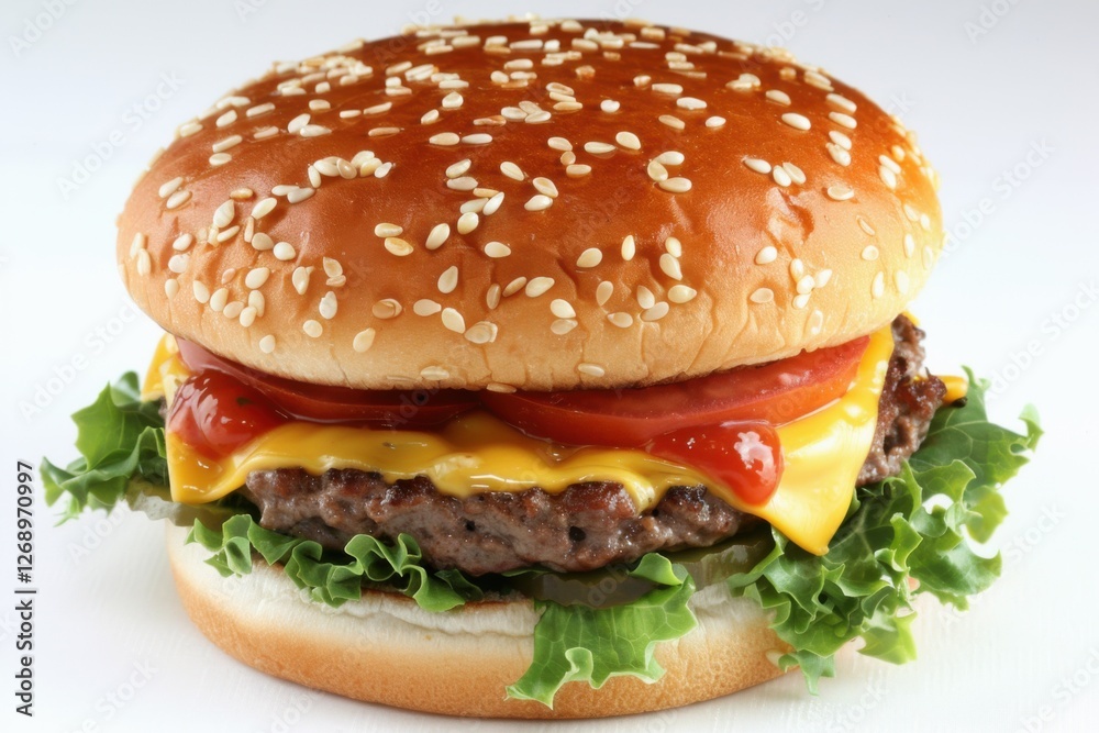 Classic Cheeseburger – Juicy Beef Patty with Melted Cheese Classic Cheeseburger – Juicy Beef Patty with Melted Cheese