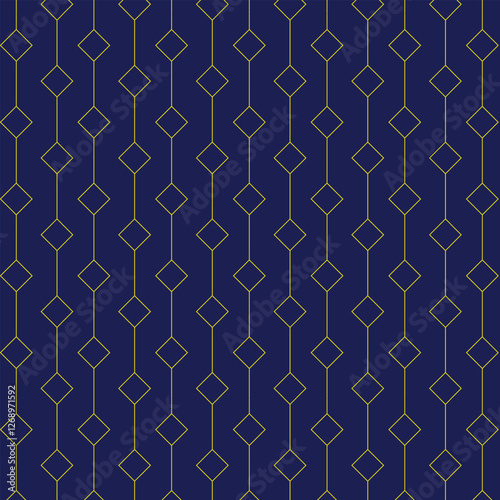 Abstract ornamental seamless pattern geometric vector.