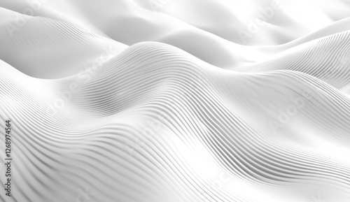 Wallpaper Mural Dynamic Red and Gray Waves with Modern Design Elements Torontodigital.ca