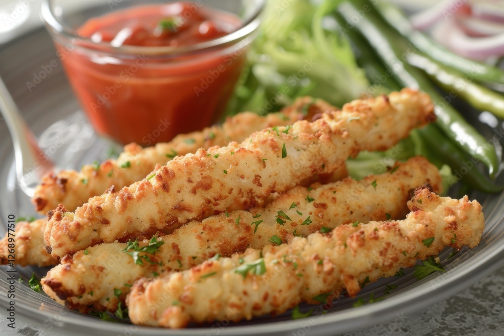 Crispy Chicken Fingers – Delicious Breaded Snack Crispy Chicken Fingers – Delicious Breaded Snack