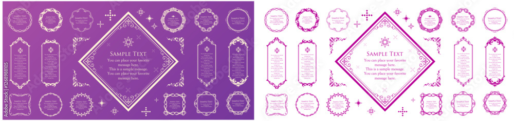 オシャレなアンティークフレーム