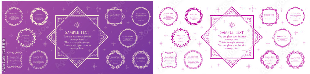 オシャレなアンティークフレーム