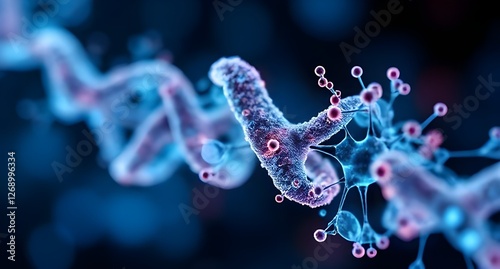 3d rendered illustration of dna
