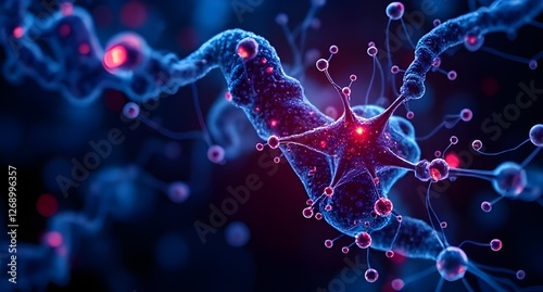 3d rendered illustration of dna.