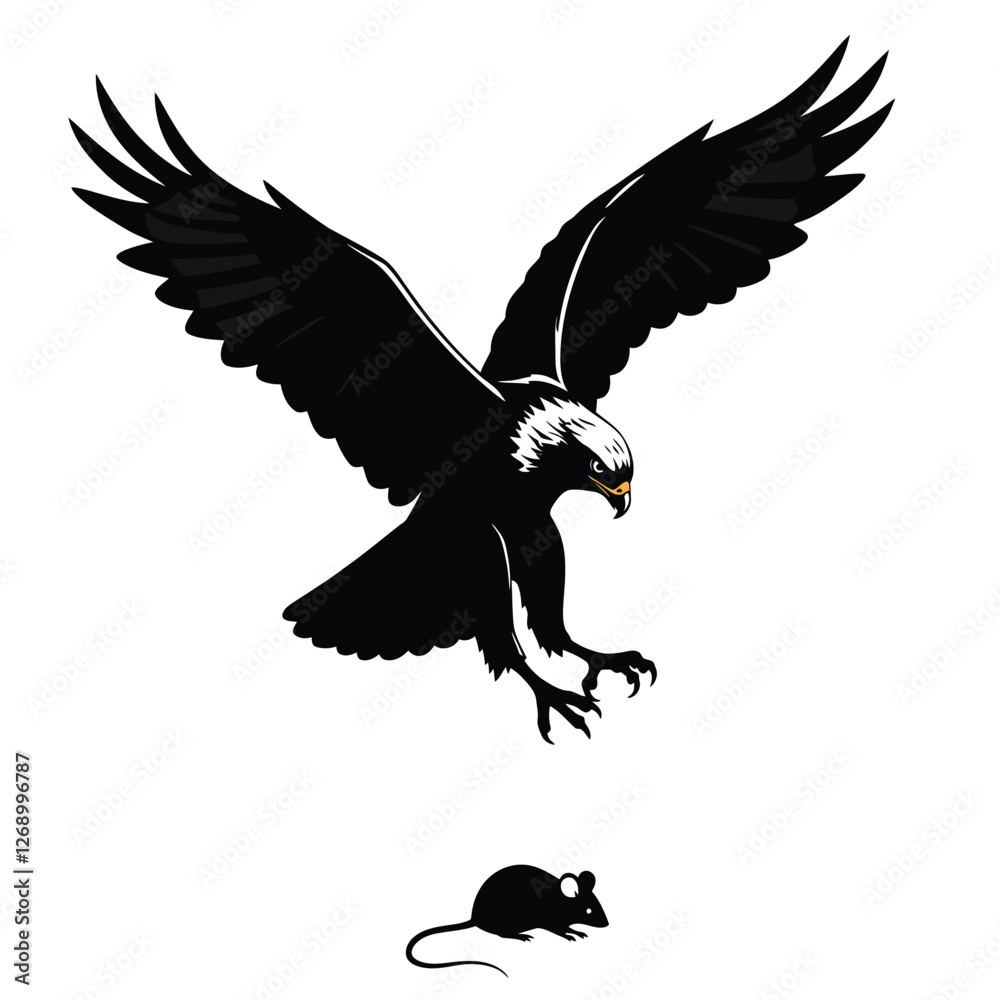 Fototapeta premium eagle in flight