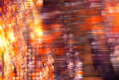 Glitch pixel sorting abstract background texture. Futuristic digital data concept. Fractal render.