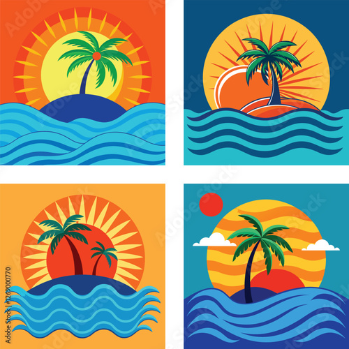 summer beach background 