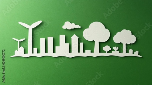 Reduce CO2 emissions to limit climate change and global warming. Low greenhouse gas levels decarbonize net zero carbon dioxide footprint.