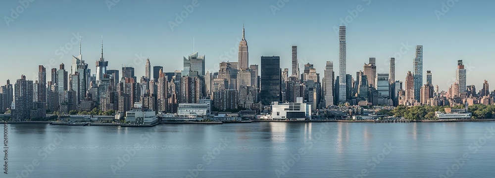 Obraz premium Panoramic View of New York City Midtown