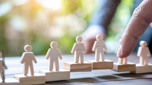 A leadership succession plan with career progression pathways represents structured workforce expansion.