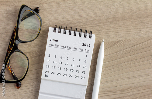 Hello, June. The planning calendar for June 2025 is on your desktop.