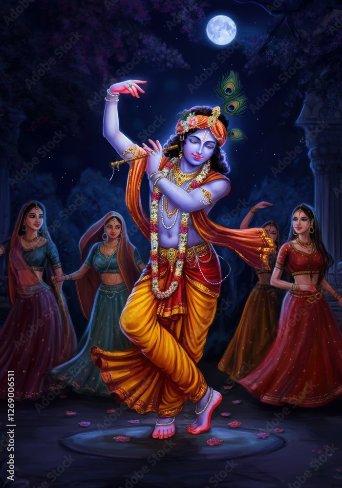 Fototapeta premium Lord Krishna 