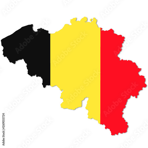 map of belgium