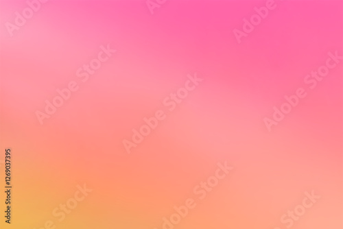 Minimalistic pink gradient background. Abstract blurred pink background. Smooth transition from pink to yellow.