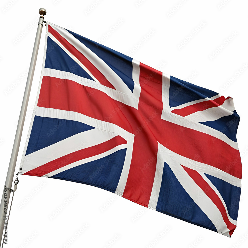 Fototapeta premium National flag of UK in high quality.
