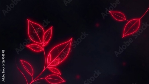Autumn Leaves Pattern background, Cozy Fall Design