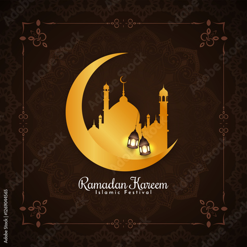Ramadan Kareem Islamic festival celebration background