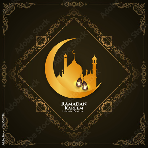 Beautiful Ramadan Kareem Islamic festival religious background