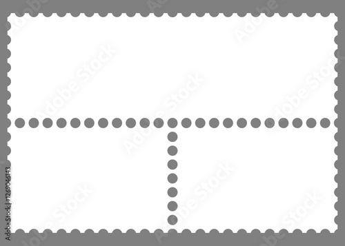 Blanco Briefmarkenblock