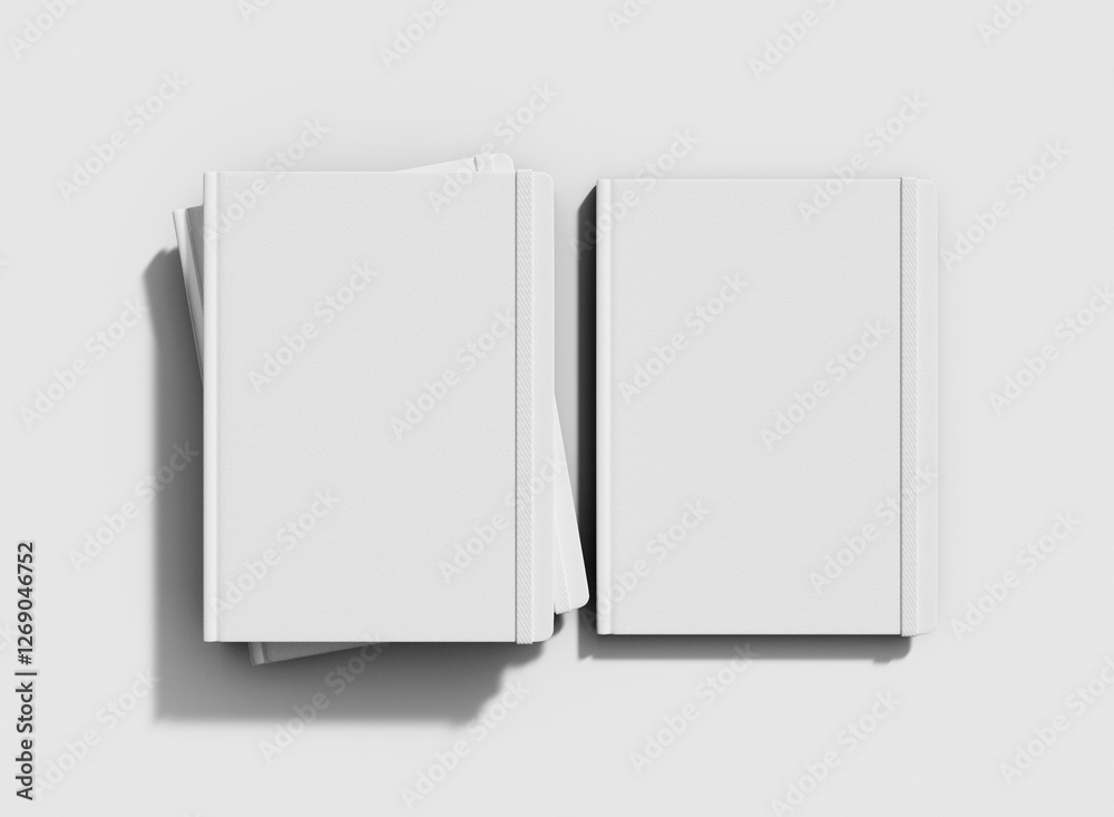 Journal Notebook Plain Mockup Image Journal Notebook Plain Mockup Image