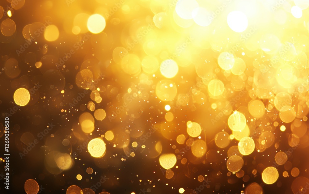 Bright golden glow with a soft vignette for text placement Bright golden glow with a soft vignette for text placement