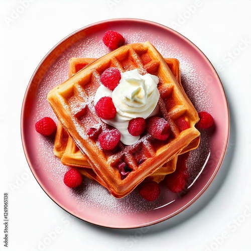 Delicious Plate of Raspberr...