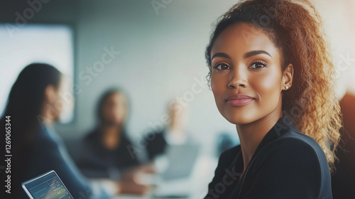 Business Collaboration: Teamwork in Modern Office Setting