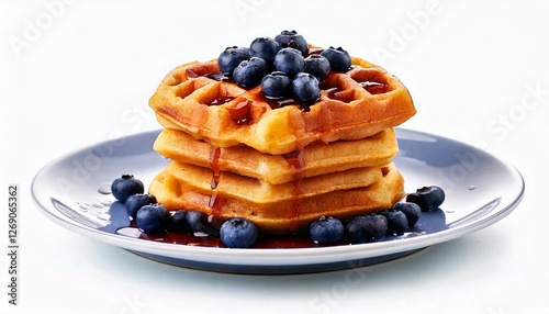 Delicious Plate of Blueberr...