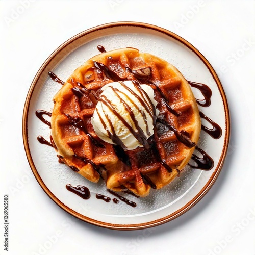 Delicious Plate of Waffles ...