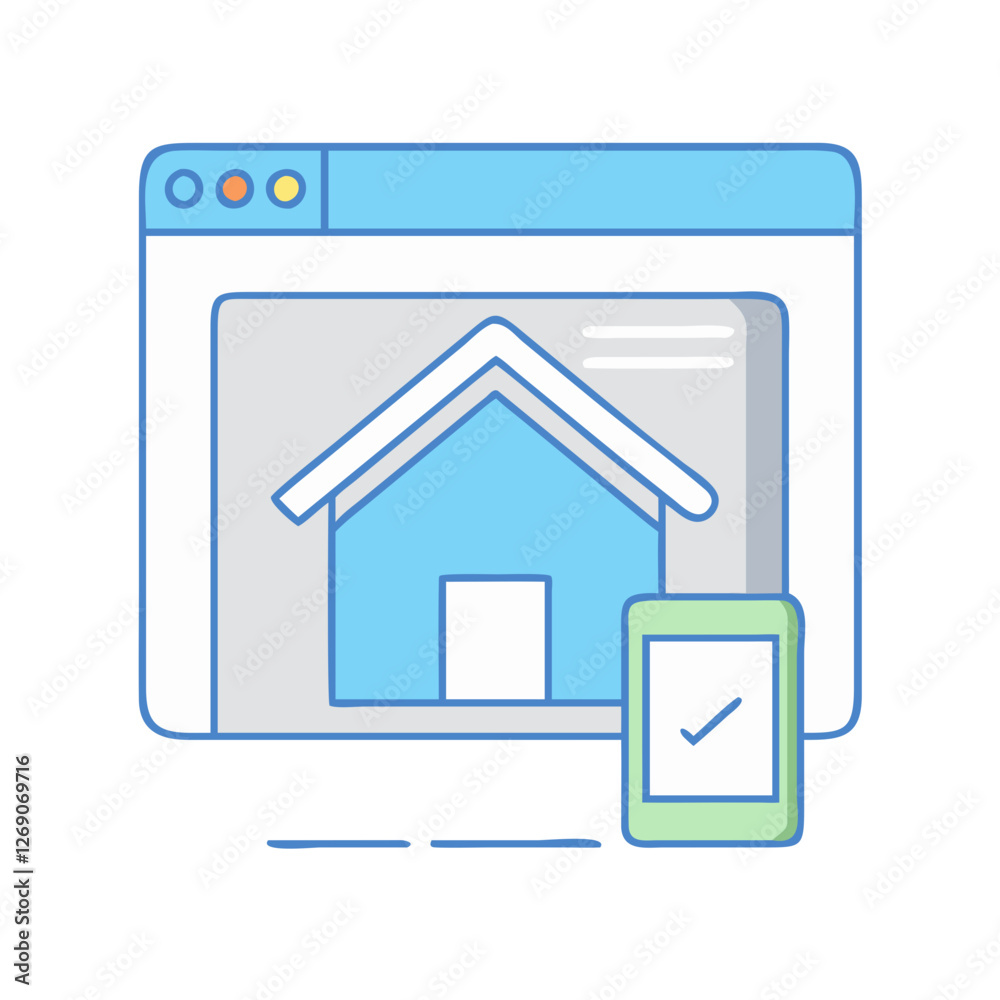 home screen icon, home screen vector illustration-simple illustration of home screen, perfect for home screen logos and icons home screen icon, home screen vector illustration-simple illustration of home screen, perfect for home screen logos and icons