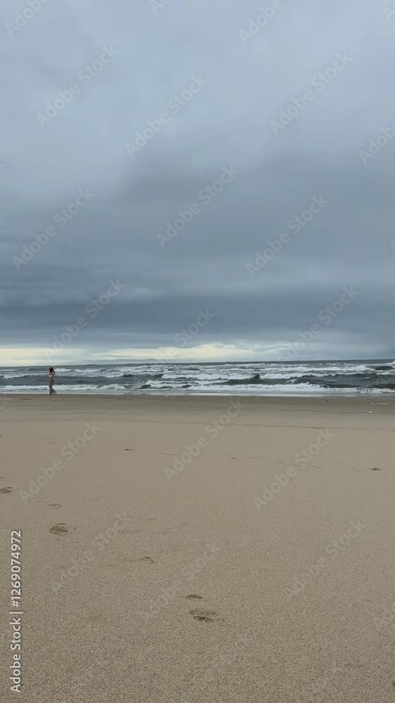 Gloomy ocean coast. Dramatic sky over the ocean. Dramatic ocean coast. Gloomy ocean coast. Dramatic sky over the ocean. Dramatic ocean coast.