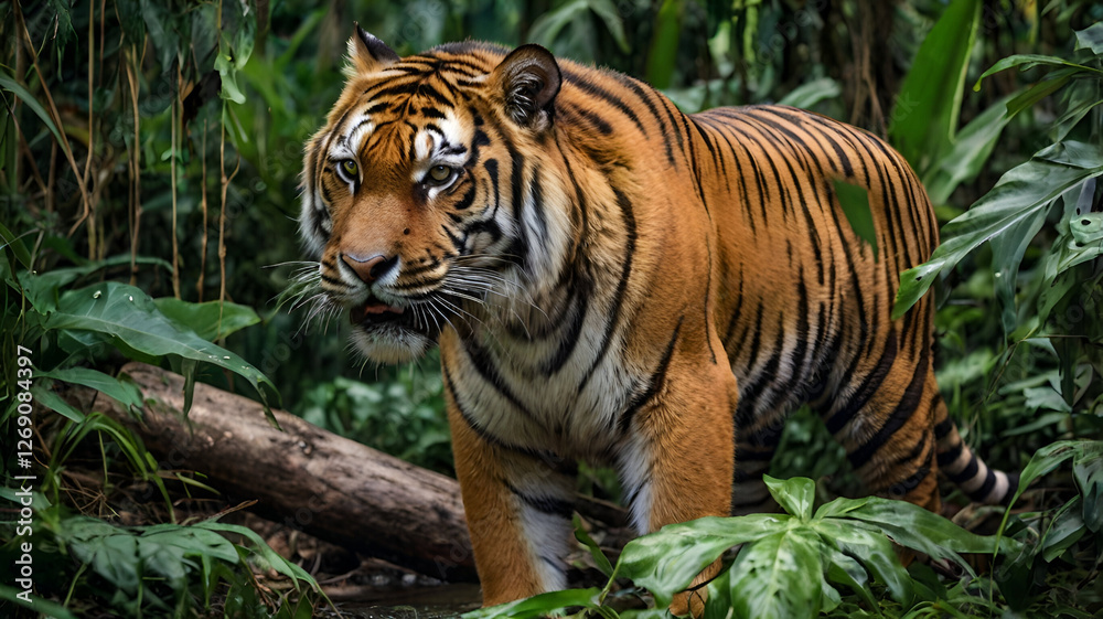 Fototapeta premium tiger in the wild