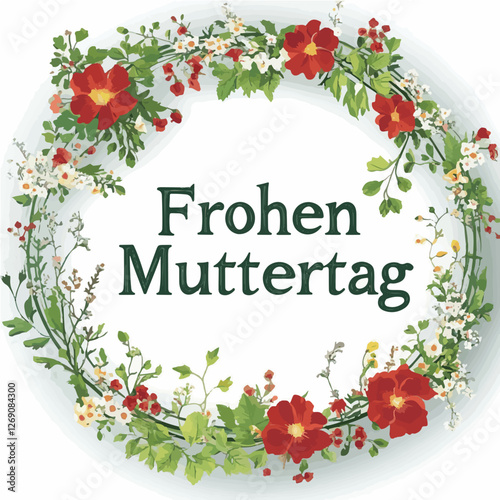 Frohen Muttertag! Muttertag Grafik - Vektor