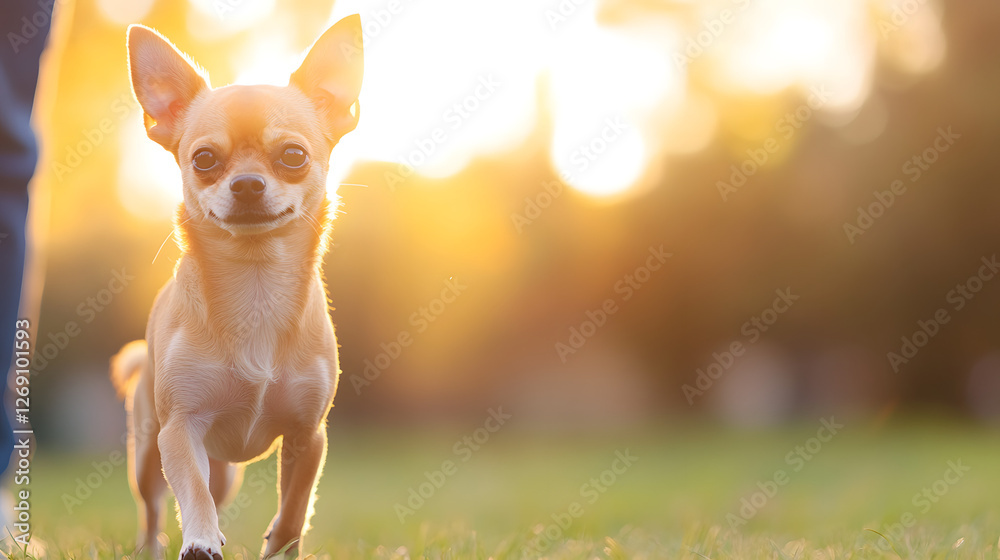 A Cinematic Realistic Medium Shot of a Chihuahua Dog with its Eyes Focused
A Cinematic Realistic Medium Shot of a Chihuahua Dog with its Eyes Focused