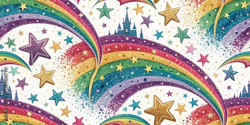 Oil Slick Glitter Festival Background Texture: Shimmering Design, Abstract Art, Party Wallpaper