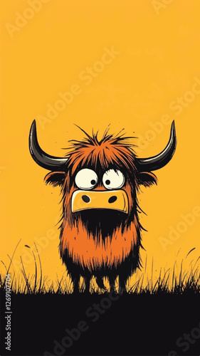 bull with horns