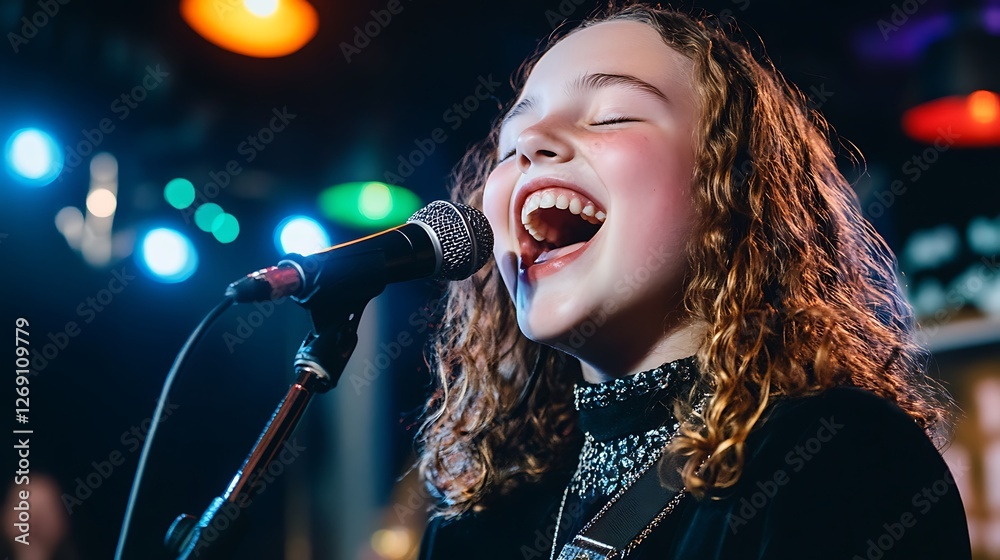 A Dynamic Rock Band Performance Captivating the Audience with Energy and Passion A Dynamic Rock Band Performance Captivating the Audience with Energy and Passion