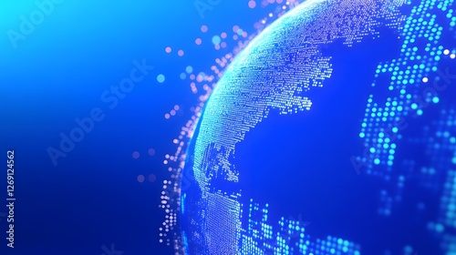 global network connection digital earth