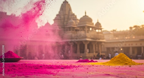 Colorful Festivities A Celebration of Community, Tradition, and Religious Harmony at the Annual Cultural Festival photo