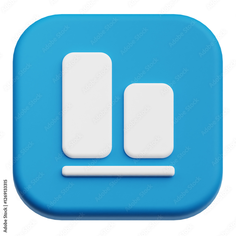 layout editor 3d icon isolated on the transparent background layout editor 3d icon isolated on the transparent background