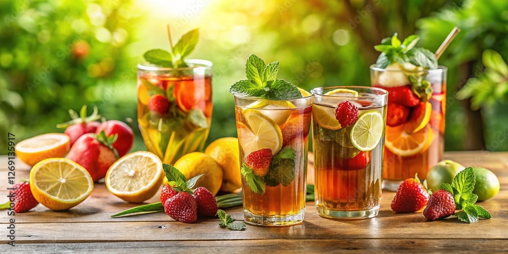 Summer Refreshment: Pimm's and Lemonade in the Garden Summer Refreshment: Pimm's and Lemonade in the Garden