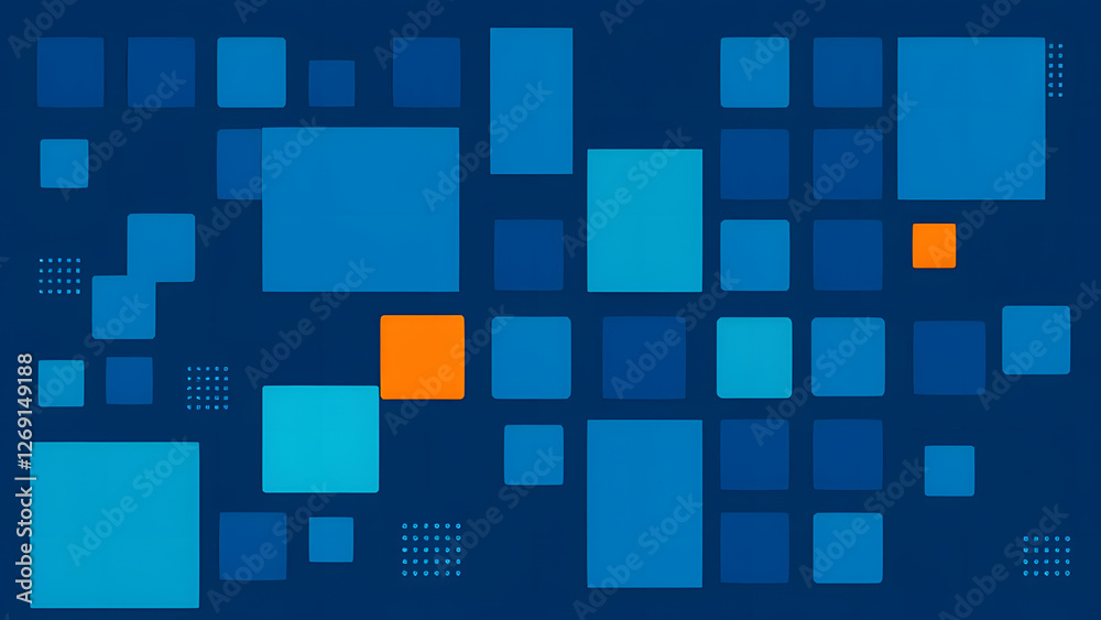 Colorful geometric patterns and textures in shades of blue and abstract squares create a vibrant digital backdrop Colorful geometric patterns and textures in shades of blue and abstract squares create a vibrant digital backdrop