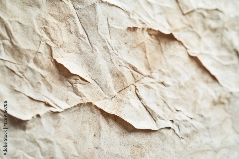 A close-up of a piece of paper on a wall, great for adding textures to your design