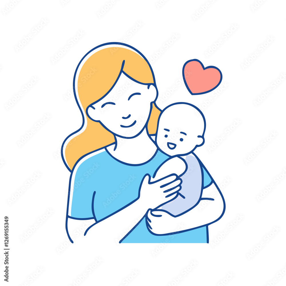 mother and baby icon, mother and baby vector illustration-simple illustration of mother and baby, perfect for mother and baby logos and icons mother and baby icon, mother and baby vector illustration-simple illustration of mother and baby, perfect for mother and baby logos and icons