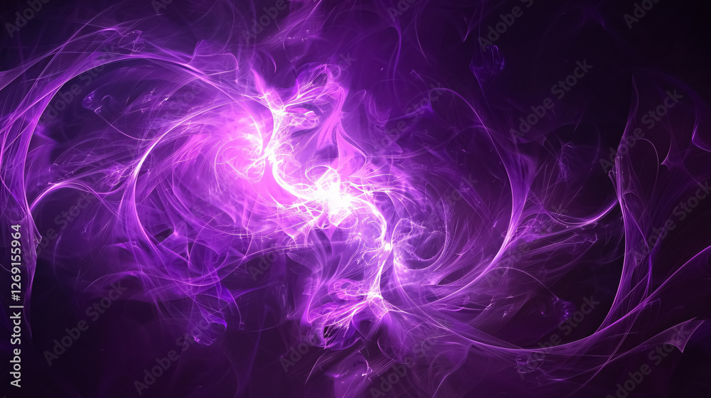 Fototapeta premium Abstract purple energy background