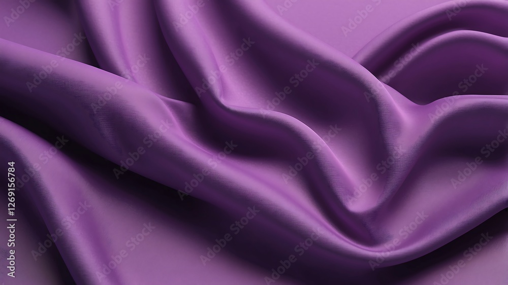 Obraz premium Light purple wave abstract background. Close-up texture of purple silk. Light magenta fabric smooth texture surface background. 