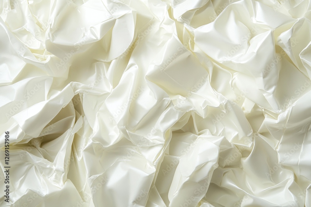 Obraz premium A close-up view of a bed of crisp white sheets, ready for use