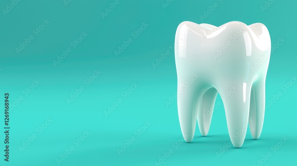 Dental health importance tooth model studio environment 3d render clean background educational concept Dental health importance tooth model studio environment 3d render clean background educational concept