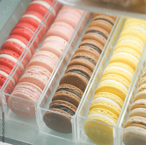 A Colorful Valentines Days Macaroons for Hampers